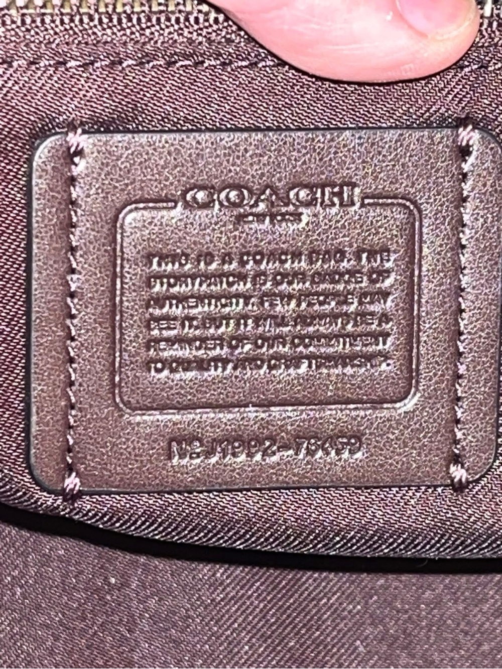 Coach Dreamer Black and Pink Python Leather Satchel Bag - Picture 9 of 14